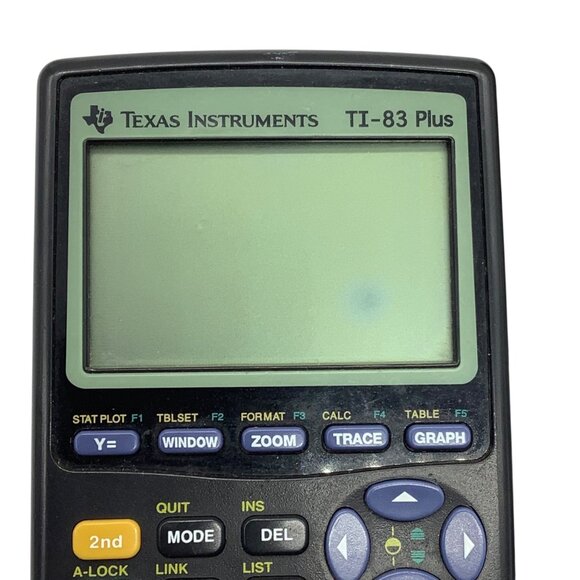 Texas Instruments TI-83 Plus Graphing Calculator With Cover WORKS - Picture 2 of 7